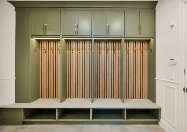 Mudroom Cabinetry with Hooks - Edmonton, AB.jpg