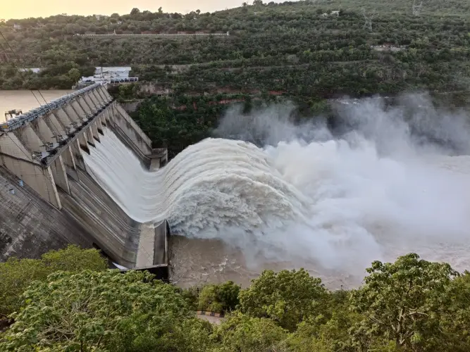 high-angle-view-dam-against-trees.jpg