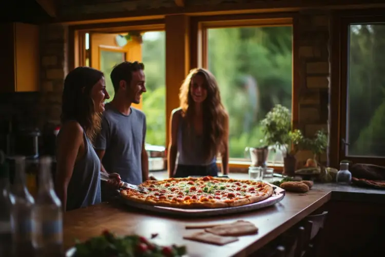 friends-enjoying-giant-pizza-in-rustic-kitchen.jpg