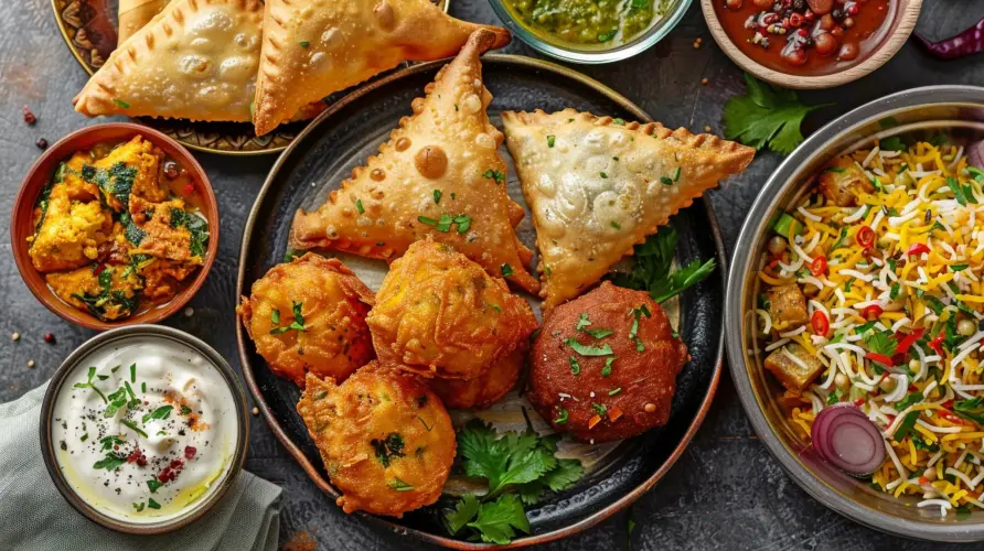 crispy-samosas-and-pakoras-with-chutneys-and-biryani.jpg