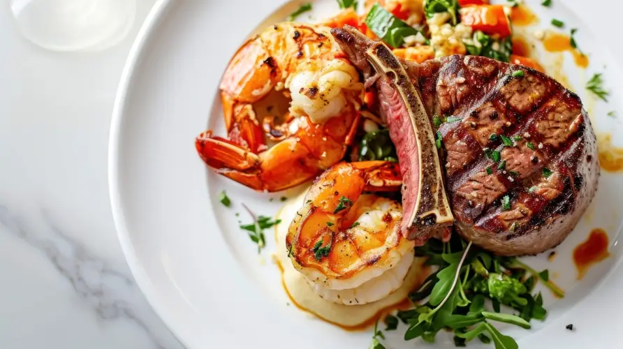top-down-shot-surf-turf-steak-plate-neutral-white-background.jpg