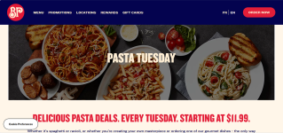 Twirl Into Pasta Tuesday at Boston Pizza 🍝 - Toronto - Food & Treats listing