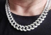 Iced-Out Cuban Link Chain - Windsor - Accessories & Jewellery listing
