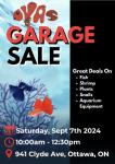 Don't Miss the Ottawa Valley Aquarium Society (OVAS) Garage - Ottawa - Garage Sale listing