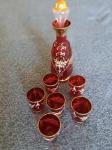 Handcrafted Murano Glass Bottle & Cup Set | Italian Artistry - Edmonton - Collectibles listing