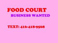 Are you Selling Your Food Court Business? - Commercial Space for Sale listing in Toronto