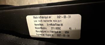 Evenflo SureRide/Titan 65 Car Seat - Kitchener-Waterloo - Children's Goods listing