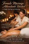 Female Massage attendants needed for high-end Spa in Pickering - Customer Service Representative listing in Toronto