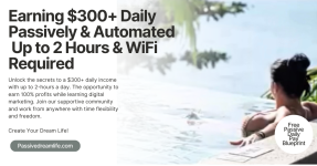 Earn $300 US+ Daily Passively & Automated  Up to 2 Hours & WiFi Needed - Part-Time Jobs listing in Toronto