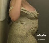 Amber Leigh  Gorgeous 5'4 Pregnant with Long Dark Hair. Natural 36DDD' - photo 2 / 5