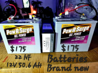Brand New Batteries 22NF12V50.6AH - Electronics listing in Ottawa