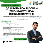 Selenium with Java– AI Integrated by STEPIN2IT - General listing in Toronto