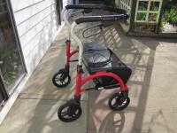 RED EVOLUTION XPRESSO ROLLATOR WALKER FOR SALE - Kelowna - Health & Beauty Products listing