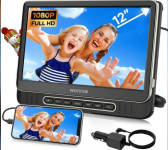 WONNIE W-HD1106S 12" Car Headrest Video Player(lightly used) - Electronics listing in Windsor