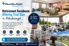 TRY BEFORE YOU DECIDE -Retirement Residence Trial Stay in Peterborough - General listing in Toronto