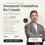 Certified Canadian translator RUS/UKR/ENG/FR, ATIO, STIBC, OTTIAQ - Document Translation listing in Toronto