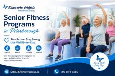 Senior Fitness Programs Now Open in Peterborough - General listing in Toronto