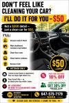 Mobile Car Interior Cleaning - Interior Detailing listing in Toronto