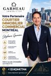 Courtier Immobilier Commercial Montréal – Stephane Garneau - Real Estate Services listing in Montreal