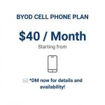 🌎 100GB + 5G+ SPEED ACROSS TWO COUNTRIES — $40/MONTH - Cell Phones listing in Montreal