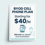 BYOD Cellphone plan in just $40 - Cell Phones listing in Edmonton