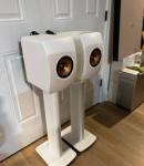2 KEF LS50 WIRELESS SPEAKERS WITH STANDS - Halifax - Electronics listing