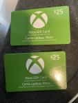Xbox gift cards - Video Gaming listing in Barrie