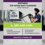 289~648~4484 | BOOK YOUR $99 DUCT CLEANING APPOINTMENT - House Cleaning listing in Toronto