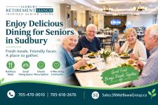 Delicious Senior Dining in Sudbury | Sudbury Retirement Manor - General listing in Sudbury